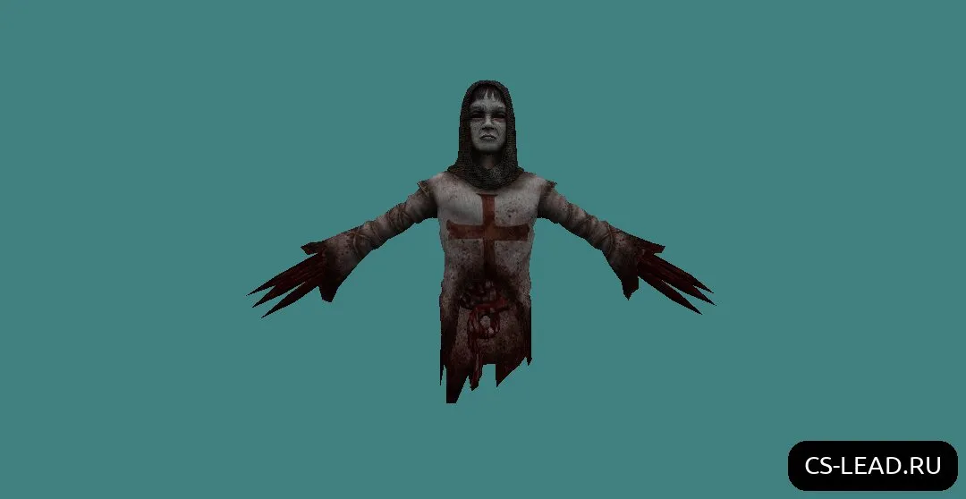 Скриншот Модель зомби [Child Crusader] для Counter-Strike 1.6 - Уникальный скин