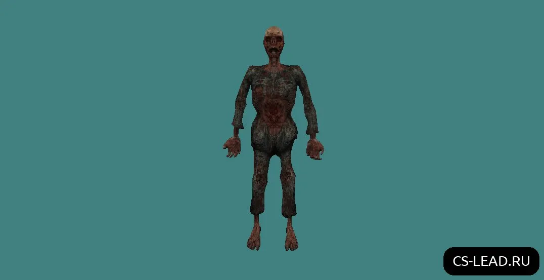 Скриншот Модель зомби [Undead] для Counter-Strike 1.6 - Уникальный скин для вашего игрового опыта