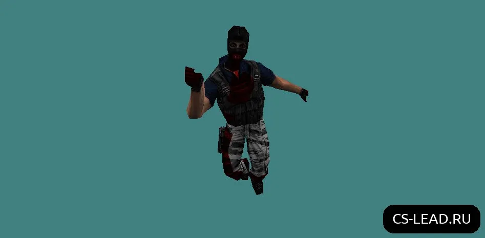 Скриншот Модель зомби Vampire Terror для Counter-Strike 1.6 - Уникальный скин