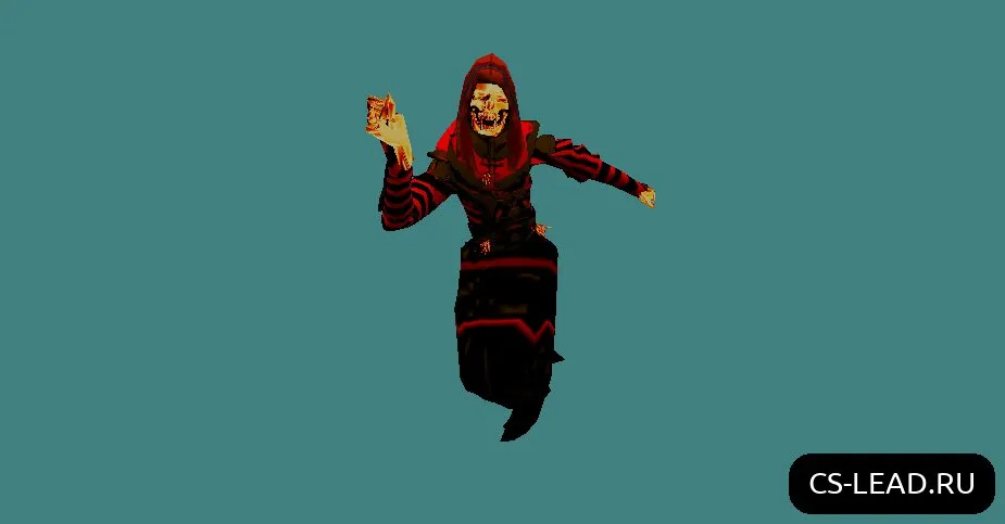 Скриншот Модель зомби [Красный Дьявол] для CS 1.6 - Уникальный скин с отличной детализацией