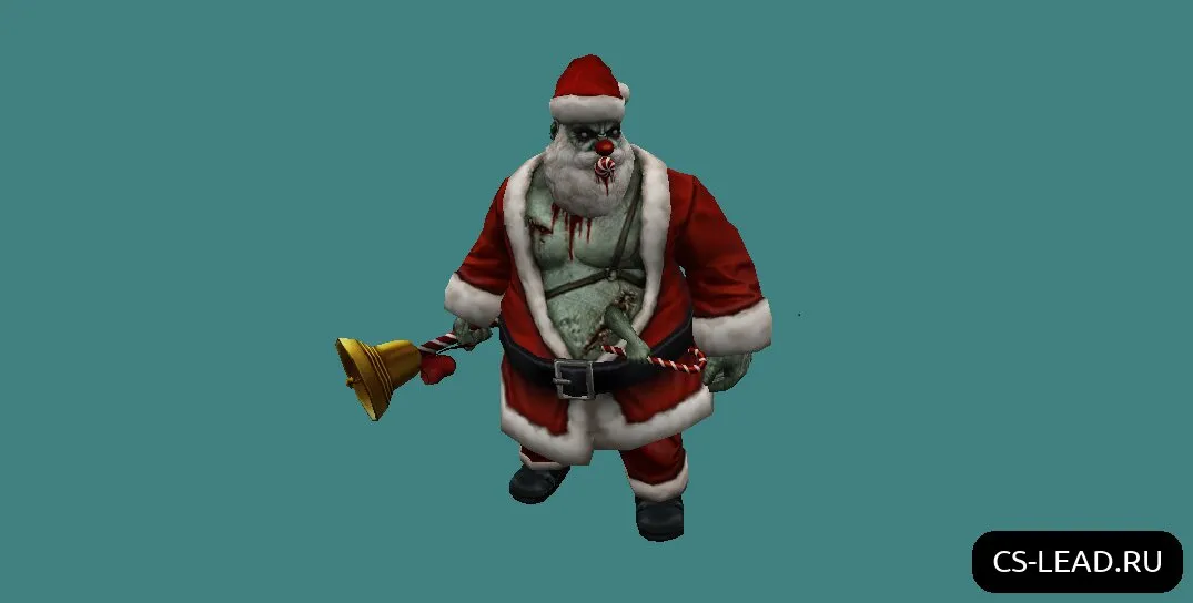 Скриншот Модель зомби [Heavy] (Santa) для CS 1.6 - Погрузитесь в мир ужаса