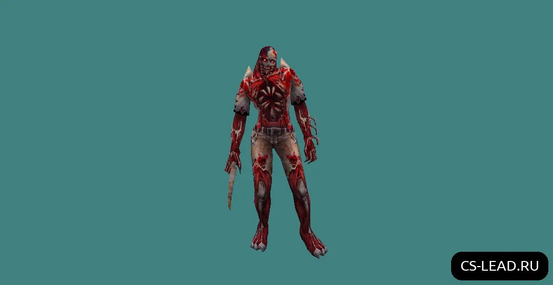 Скриншот Модель зомби [Regular] (Carnage) для CS 1.6 - Уникальный скин и высокое качество