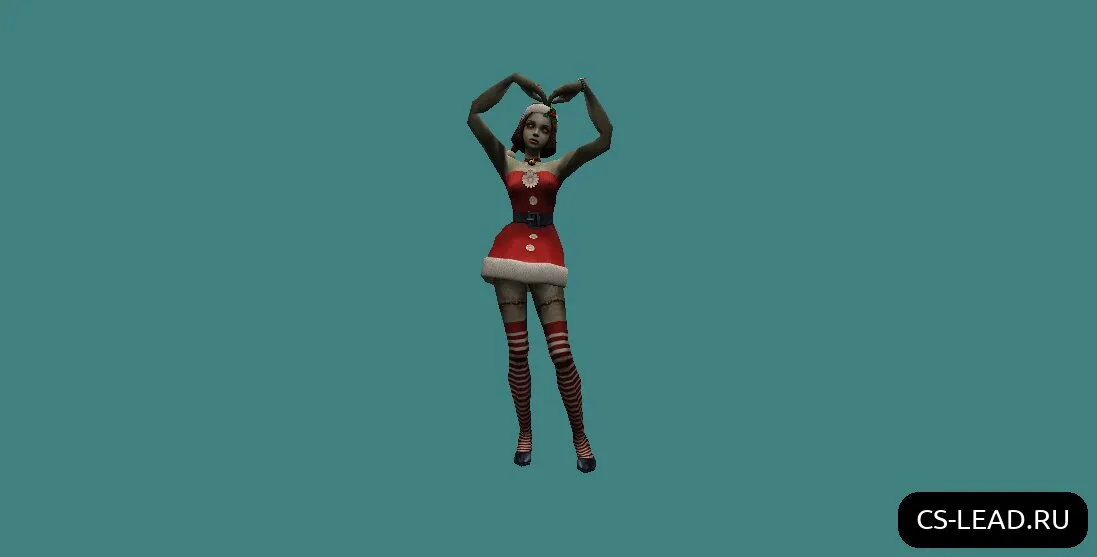 Скриншот Модель зомби [Lusty Rose] (Xmas) для CS 1.6