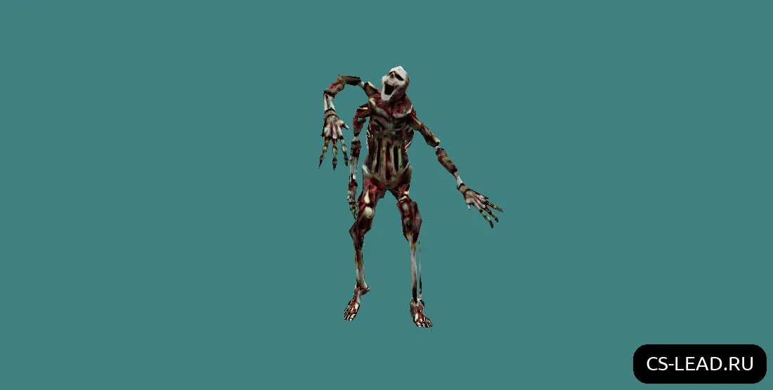 Скриншот Модель зомби [Hobo Lep] для Counter-Strike 1.6