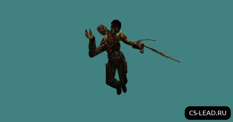 Скриншот Модель зомби [Мутант] для CS 1.6 - Уникальный скин для игроков