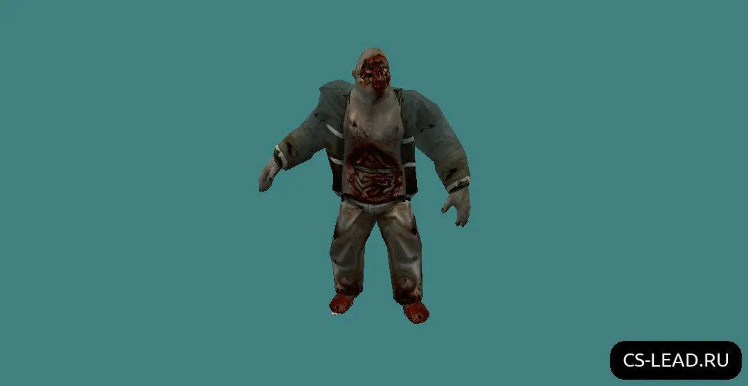 Скриншот Модель зомби Fatty для Counter-Strike 1.6: Уникальный скин и улучшенные характеристики