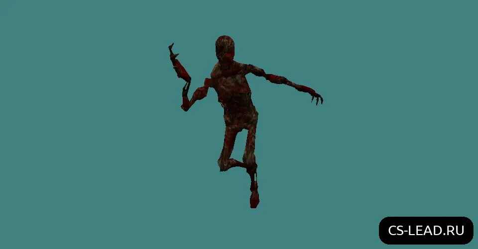 Скриншот Модель зомби [Raptor Z] для Counter-Strike 1.6 | Обзор и Особенности