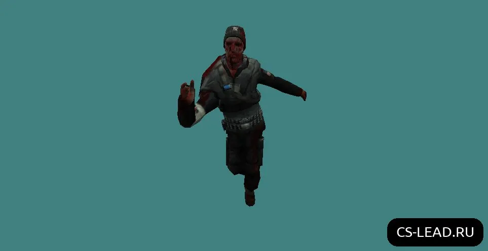 Скриншот Модель зомби [Carrier] для Counter-Strike 1.6 - уникальный скин
