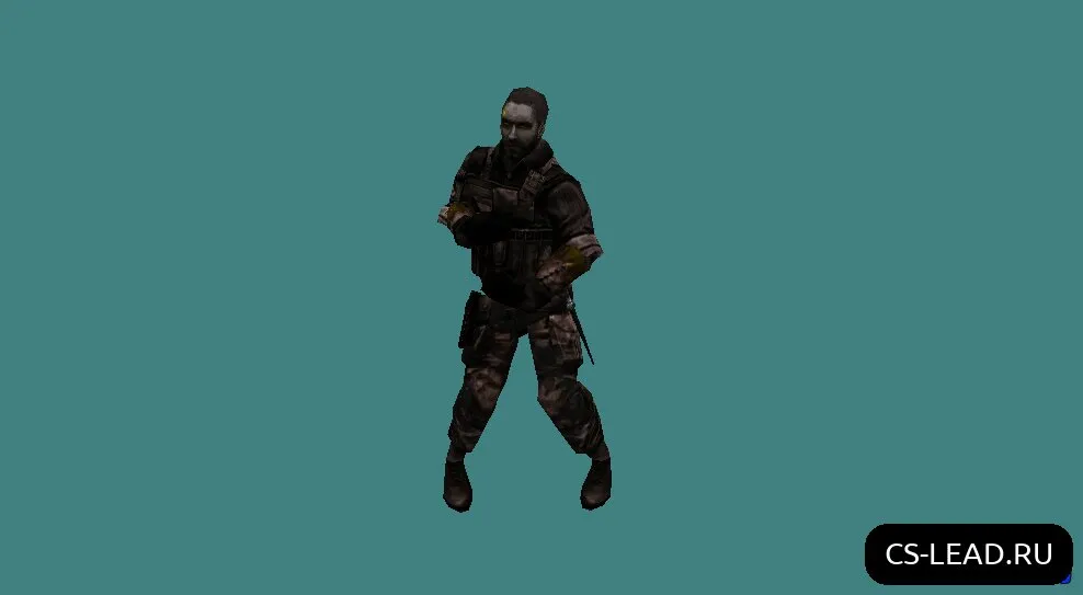 Скриншот Модель зомби [ОМОН] для Counter-Strike 1.6 – уникальность и стиль