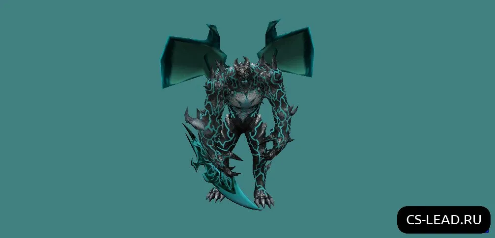 Скриншот Модель зомби Revenant Dragon Ice для CS 1.6 - Уникальный скин