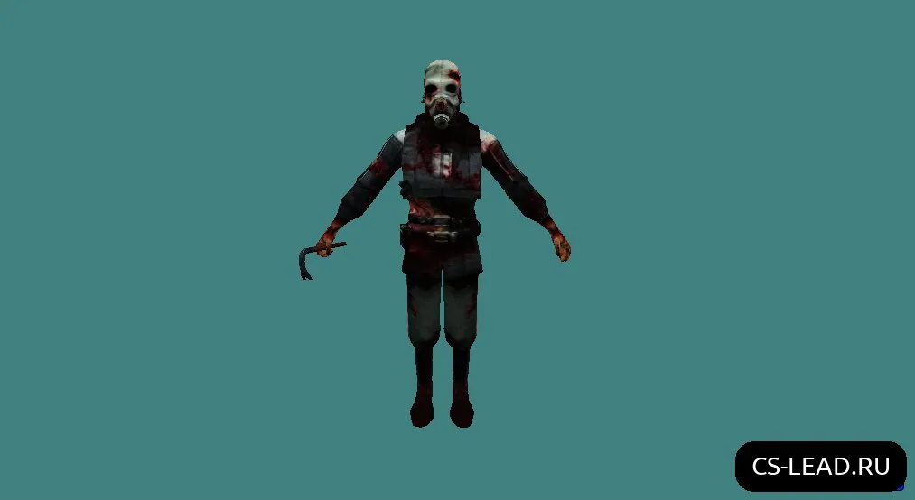 Скриншот Модель зомби [Zombie Metro] для Counter-Strike 1.6 - Уникальный опыт