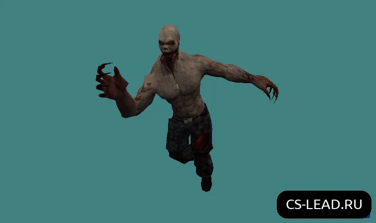 Скриншот Модель зомби [Кровосос Zen] для Counter-Strike 1.6 - Уникальный скин