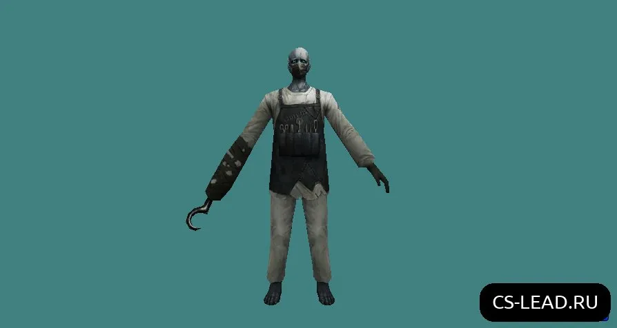 Скриншот Модель зомби [Doctor Ice] для CS 1.6 – Уникальный скин для вашей игры