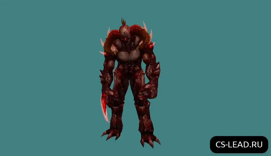 Скриншот Модель зомби Diablo Red для CS 1.6 - Уникальность и безупречное качество