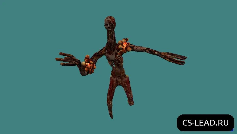 Скриншот Модель зомби [Uroboro] для Counter-Strike 1.6 - Уникальные скины