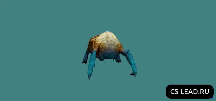 Скриншот Модель зомби [Blue Headcrab] для Counter-Strike 1.6 – Скачать и Испытать!