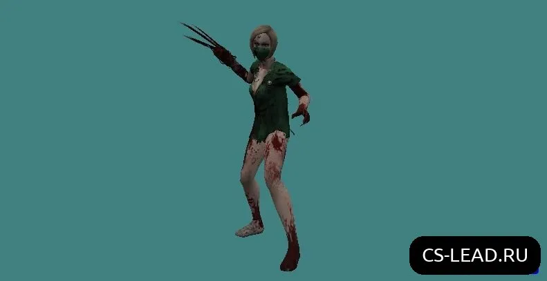 Скриншот Модель зомби [Zaraza] для CS 1.6 - Уникальный игровой опыт