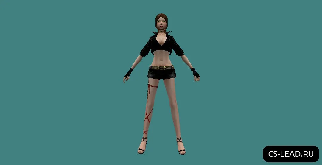 Скриншот Модель девушки [Soldier] (Dark) для Counter-Strike 1.6 - Скачай сейчас!