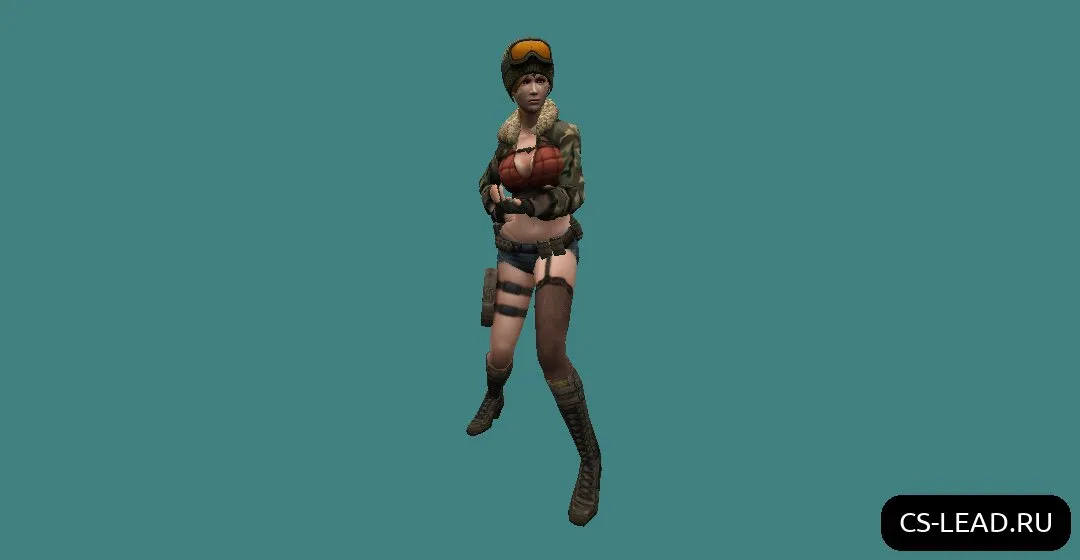 Скриншот Модель девушки [Tarantula] для Counter-Strike 1.6 - Уникальный скин