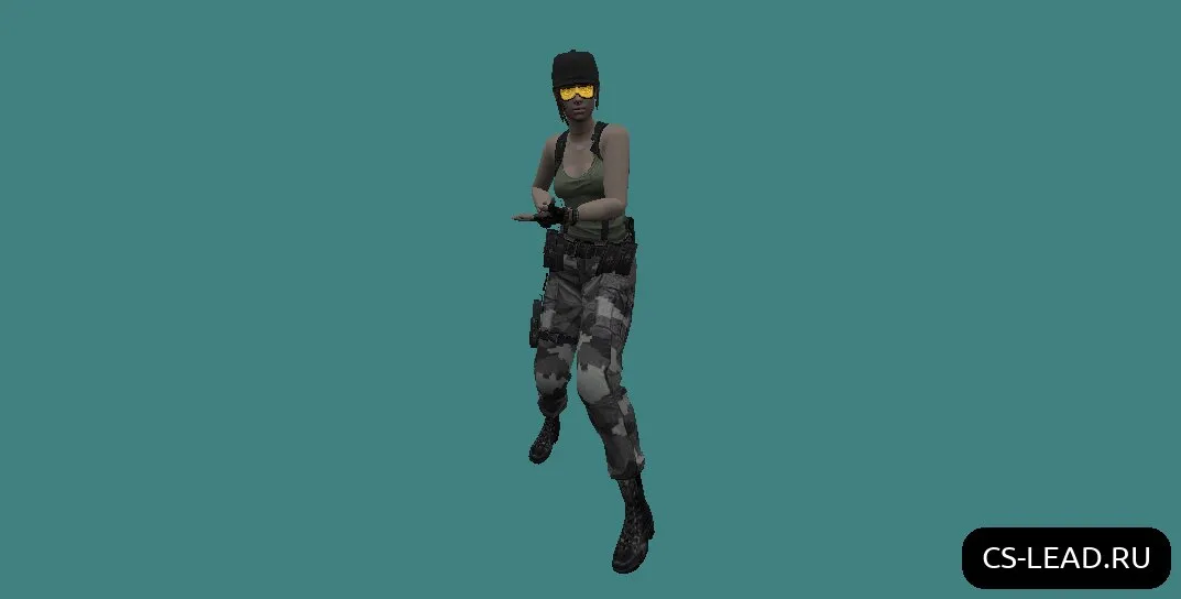 Скриншот Модель девушки [Jill Valentine] для CS 1.6 - Скачать и установить