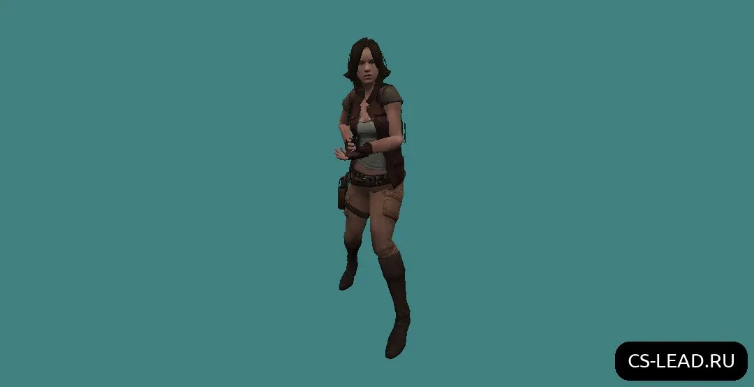 Скриншот Модель девушки [Alice] для Counter-Strike 1.6 - Уникальный скин для ваших игр