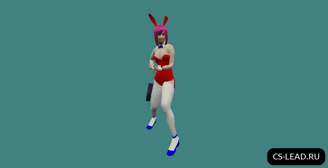 Скриншот Модель девушки Haruhara Haruko для Counter-Strike 1.6 - Скин для геймеров