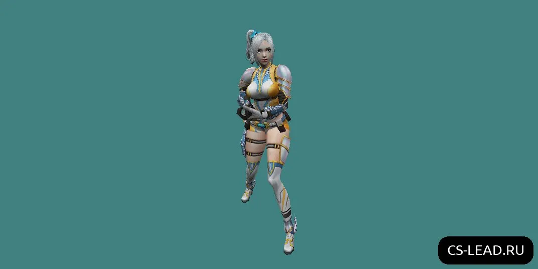 Скриншот Модель девушки [Flora] (Paladin) для Counter-Strike 1.6: Уникальные Скины