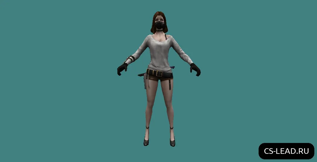 Скриншот Модель девушки для CS 1.6 – уникальные скины для игры