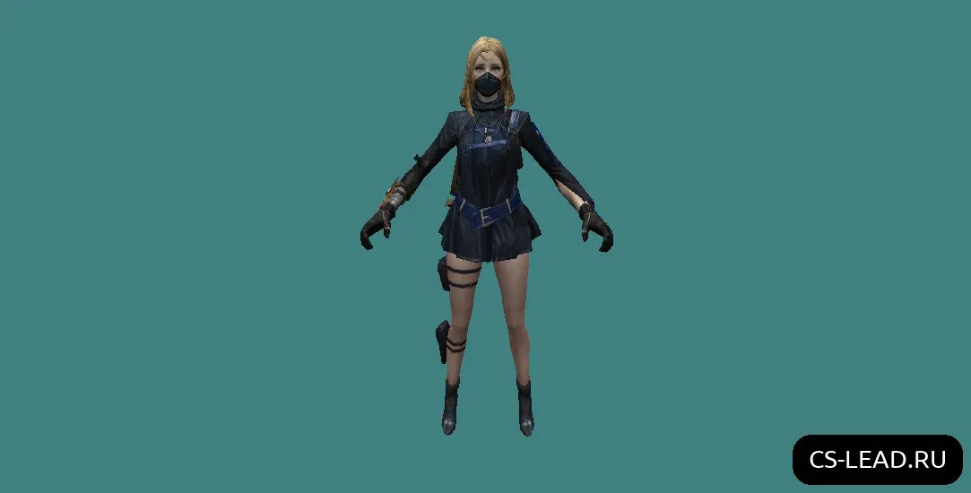 Скриншот Модель девушки для Counter-Strike 1.6 - Уникальный скин для игроков