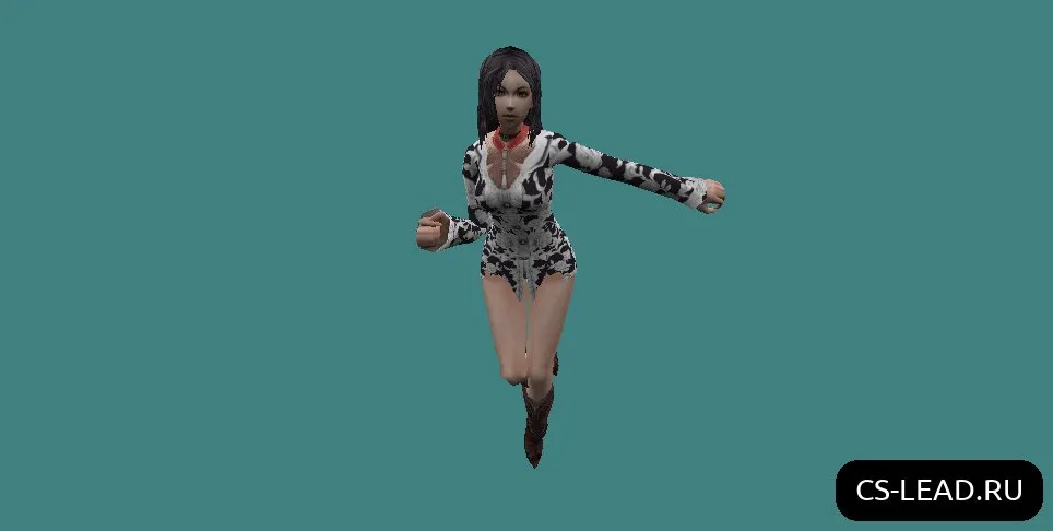 Скриншот Модель девушки Anjella для Counter-Strike 1.6 - Уникальный игровой опыт