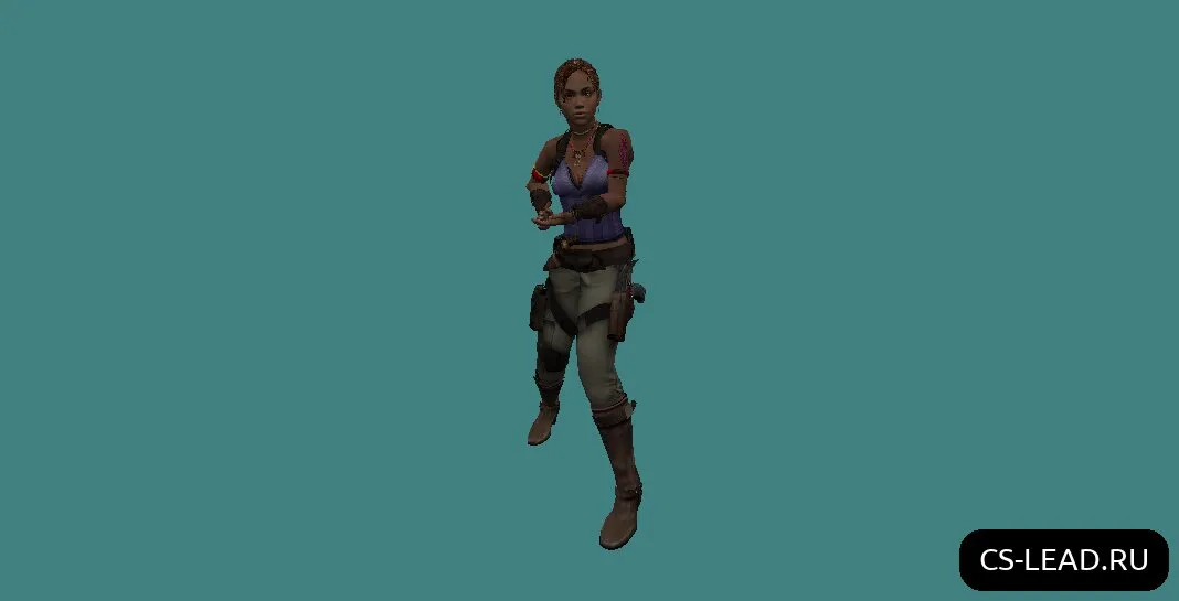 Скриншот Модель девушки [Шева Аломар] для CS 1.6 - Уникальный скин с четкими деталями