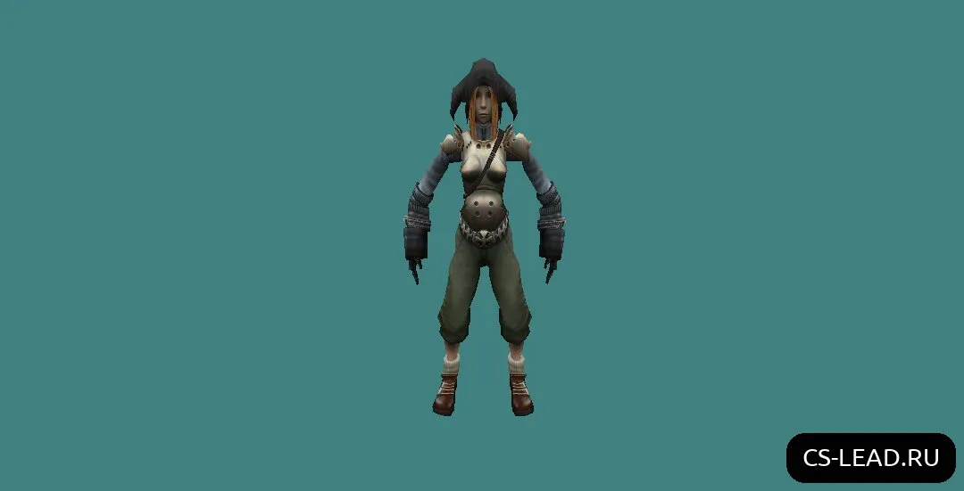 Скриншот Модель девушки [Пиратка] для Counter-Strike 1.6 - Уникальные скины