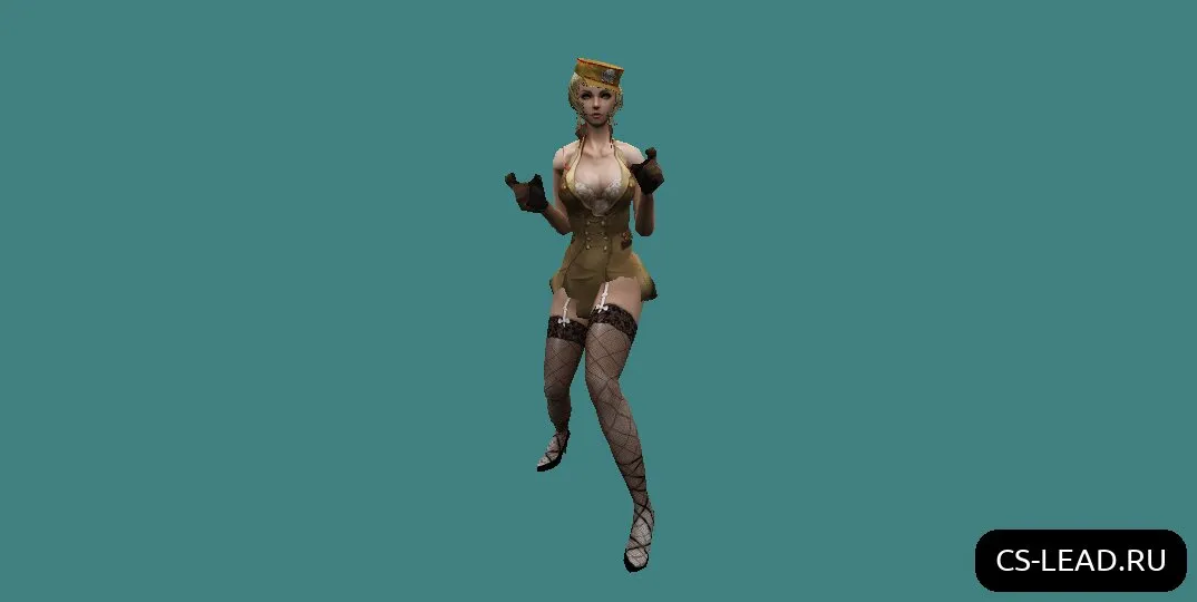 Скриншот Модель девушки [Аннет] для Counter-Strike 1.6: Инновация в вашем игровом стиле