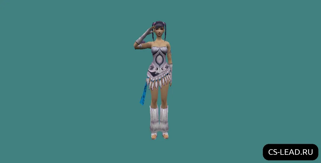 Скриншот Модель девушки Kiki для Counter-Strike 1.6 - Уникальный скин