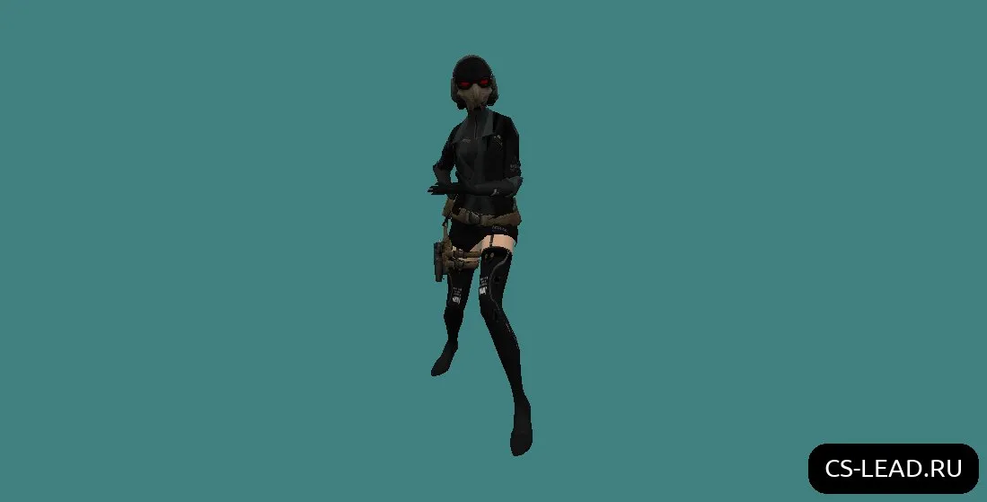 Скриншот Модель девушки [Black Elite] для Counter-Strike 1.6 - Уникальный скин