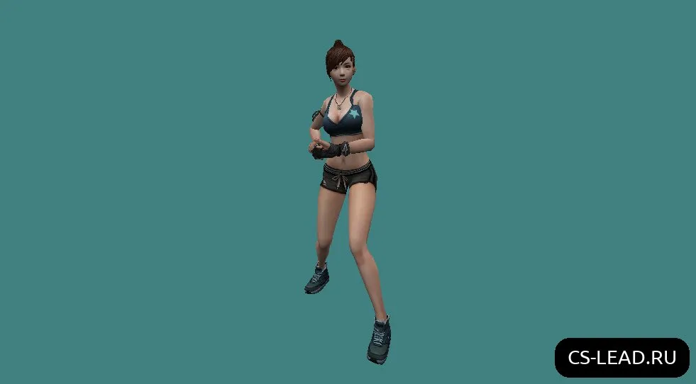 Скриншот Модель девушки Isabelle для Counter-Strike 1.6 - Уникальный скин