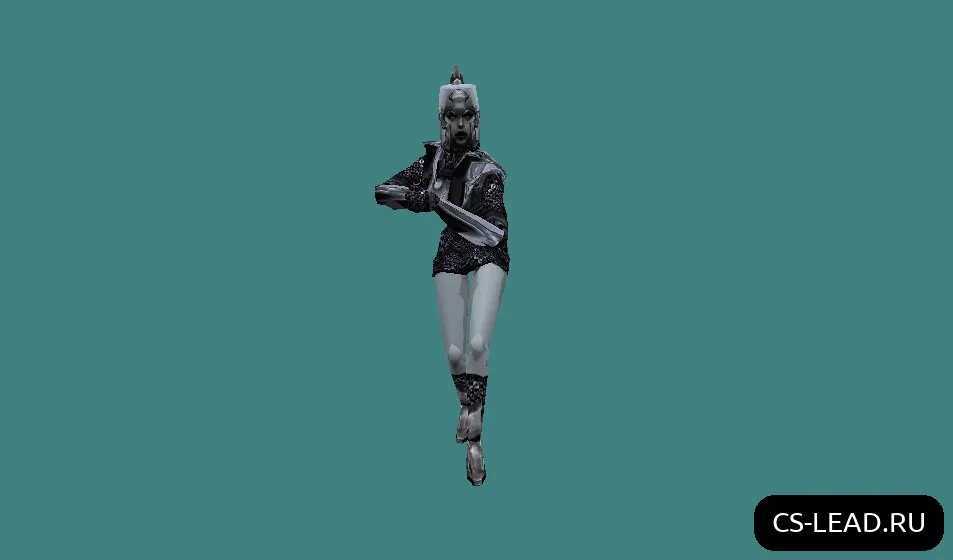 Скриншот Модель девушки [JaNeT] для Counter-Strike 1.6: Уникальный скин для игроков