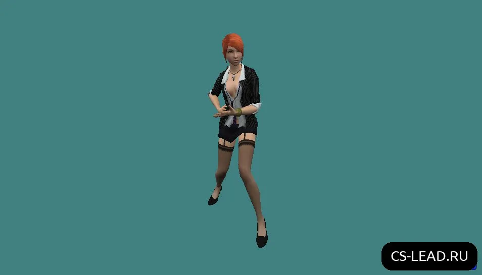 Скриншот Модель девушки Секретарша для Counter-Strike 1.6: Качественные скины