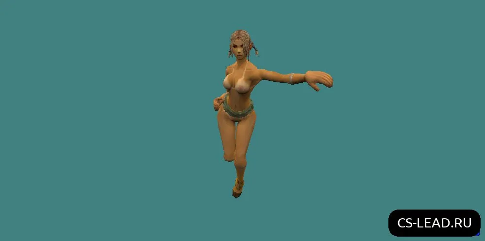 Скриншот Модель девушки [Fighter Nud] для Counter-Strike 1.6: Скачай и Играй!