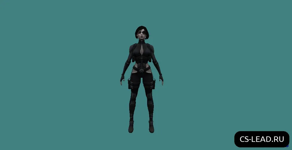 Скриншот Модель девушки [Domino] для Counter-Strike 1.6 – уникальный скин