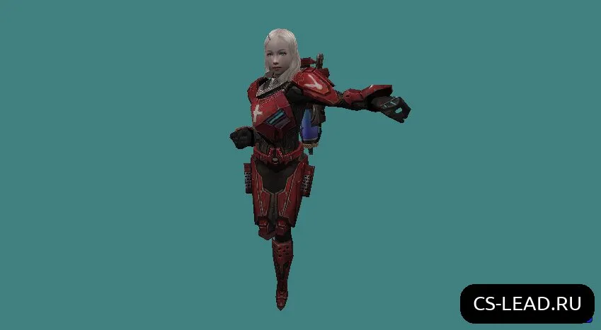 Скриншот Модель девушки [Alice Red Faction] для Counter-Strike 1.6