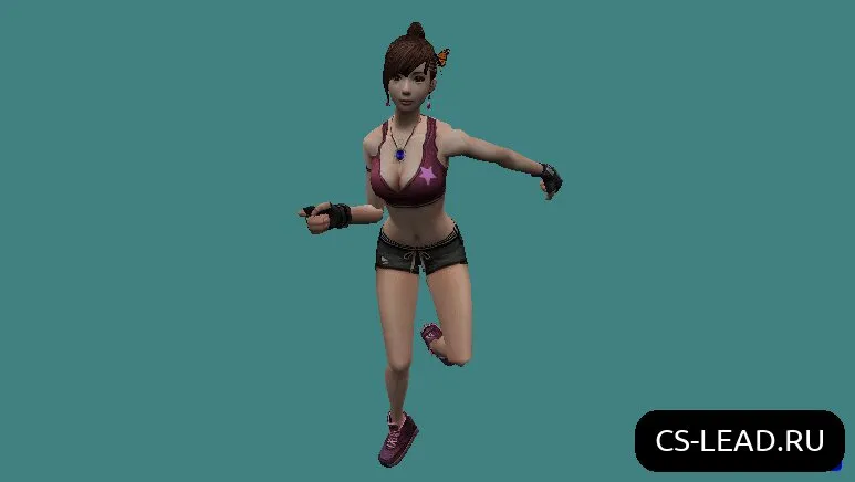 Скриншот Модель девушки [Изабелла] для CS 1.6 - Уникальные скины и отличная четкость