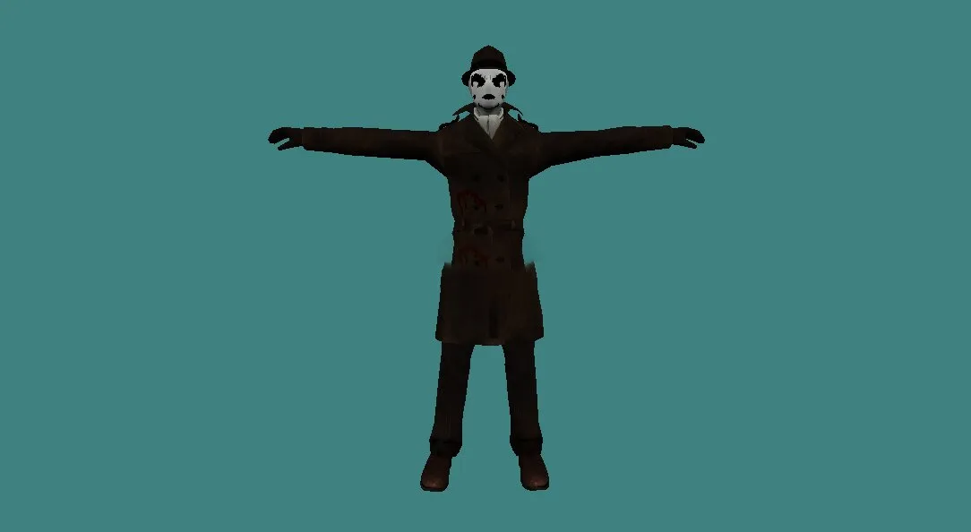 Скриншот Модель игрока Rorschach для Counter-Strike 1.6 - Супергерои