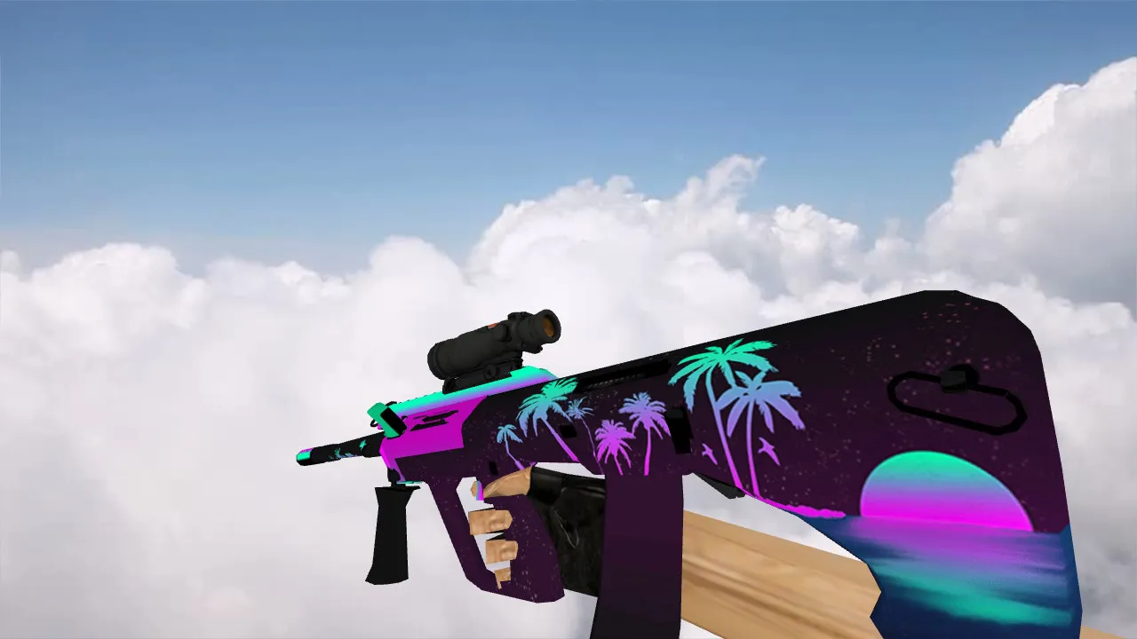 Скриншот Модель AUG Paradise для CS 1.6: Идеальный выбор для игроков