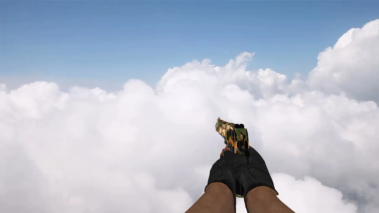 Скриншот Модель «Deagle Gold Jungle» для CS 1.6 - Высокое качество и детализация