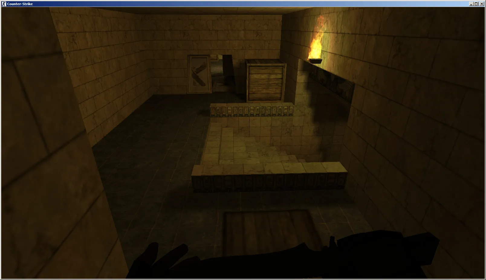 Скриншот  Карта de_amun_beta для CS 1.6: точки, ротации, .nav для ботов и настройка под стабильный FPS