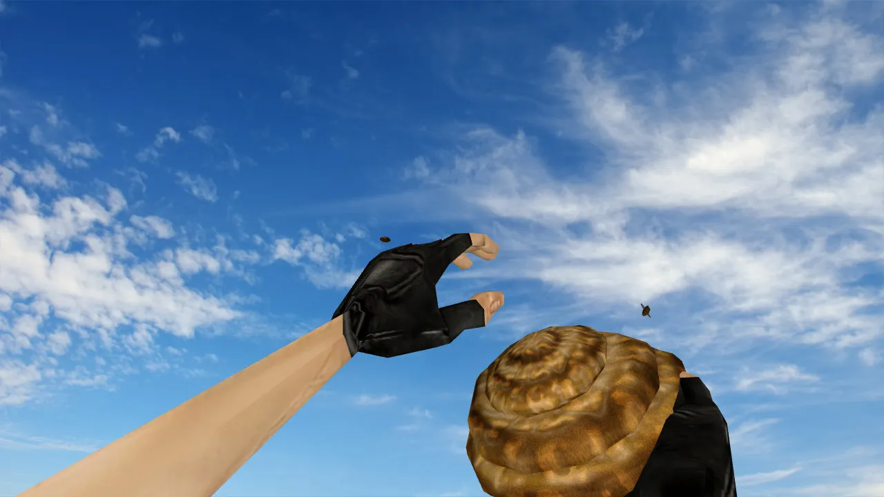 Скриншот Модель гранаты «Какашка» для CS 1.6: v_/p_/w_ модели, звук, анимация осмотра и качество текстур