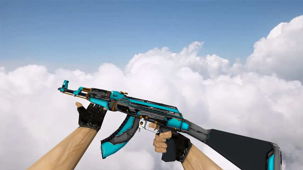 Скриншот Модель AK-47 Overdrive (v_ p_ w_) для CS 1.6: звуки, анимация осмотра, качество текстур