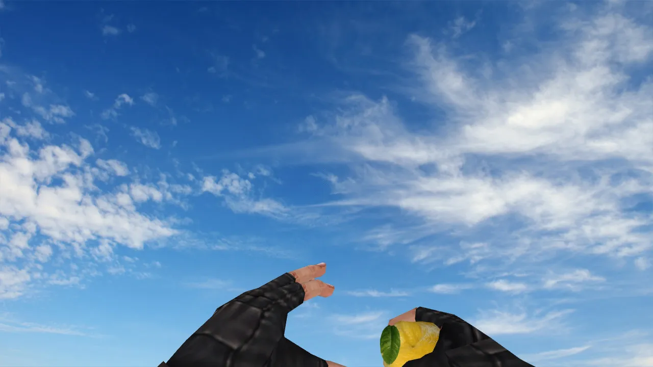 Скриншот  Модель «Lemon Grenade» v_ и p_ для CS 1.6: звуки, анимация осмотра, качественные текстуры гранаты