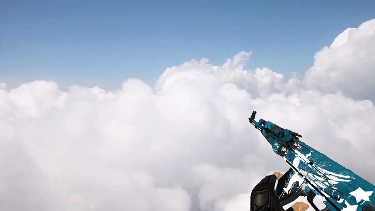 Скриншот Модель «AK-47 Graphics Light» для CS 1.6